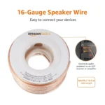 Amazon Basics Speaker Cable, 16-Gauge, Bronze, 100 ft in kenya at mtronics audio shop - Image 3