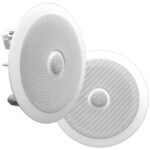 Pyle PDIC80 White Wired 300 Watt 2-Way In-Ceiling Speaker System in kenya at mtronics audio shop